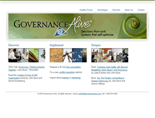 Tablet Screenshot of governancealive.com